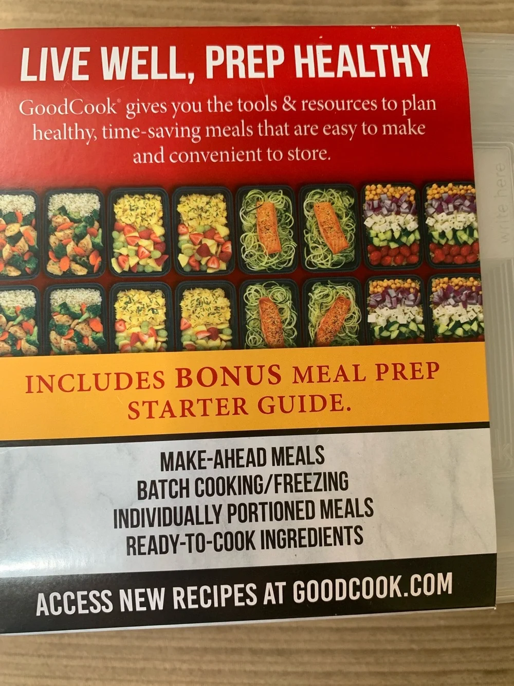 GoodCook Meal Prep Containers 20-Piece Set NEW 10 Containers + 10 Lids BPA Free